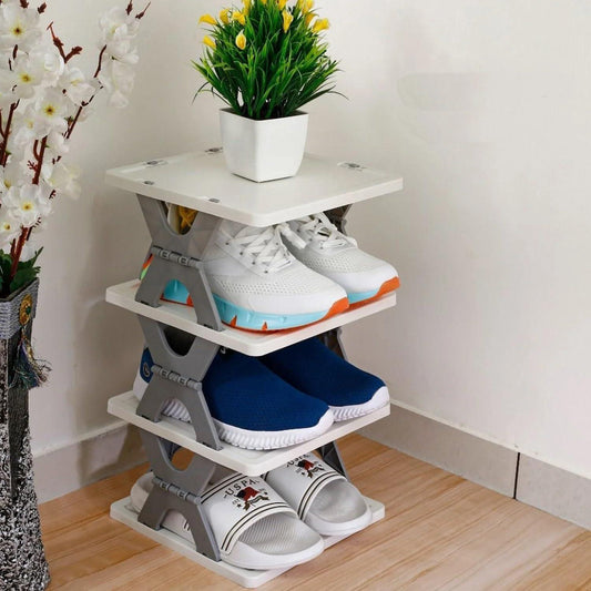 3-Layer Foldable Shoe Rack
