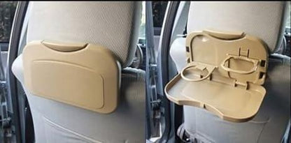 Car Back Seat Cup & Table Tray