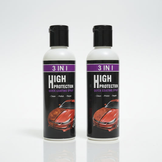3 in 1 High Protection Car Coating Spray (Pack of 2)