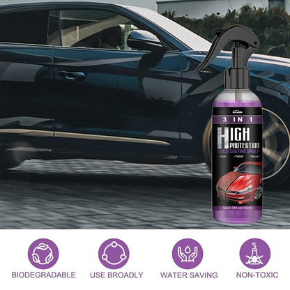 3 in 1 High Protection Car Coating Spray (Pack of 2)