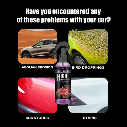 3 in 1 High Protection Car Coating Spray (Pack of 2)