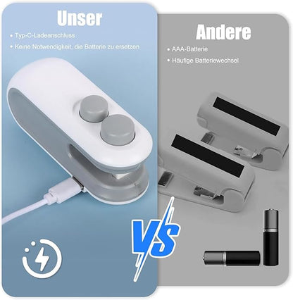 Mini Bag Sealer — USB Rechargeable