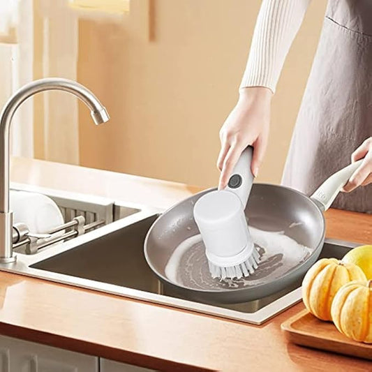Electric Rotary Cleaning Brush Set