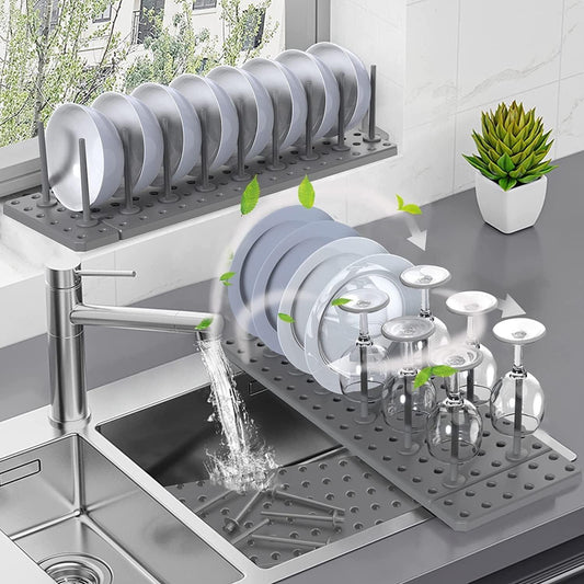 Kitchen Drawer Dish Drying Rack